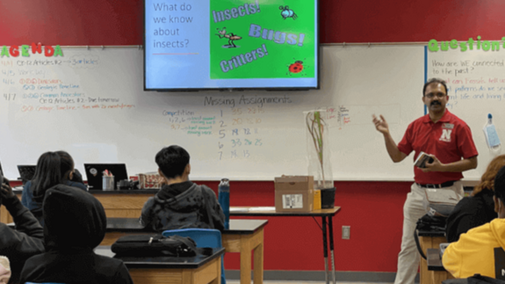 Dr. Joe Louis presentation at Culler Elementary