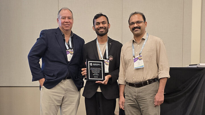 Congratulations to Sanket Shinde for receiving the Kenneth and Barbara Starks Plant Resistance to Insects Graduate Student Award from the Entomological Society of America!