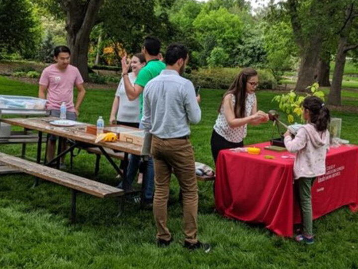 Outdoor outreach event